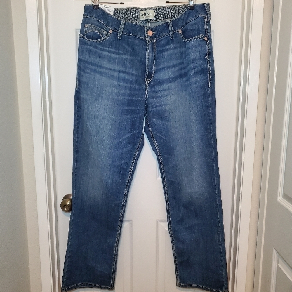 Ariat Real Denim Jeans Perfect Rise Straight Womens 26WR